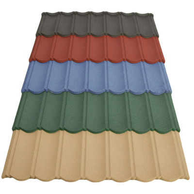 Casas modernas y tradicionales Ecológicas Tejas de piedra de color resistentes a la intemperie con acero de aluminio y zinc
