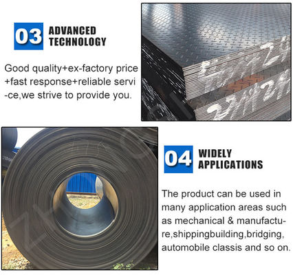 Acero de chapa cuadrada Q235B laminado en caliente de grado Prime con espesor de 2,5 a 8,0 mm y anchura de 600 a 1800 mm