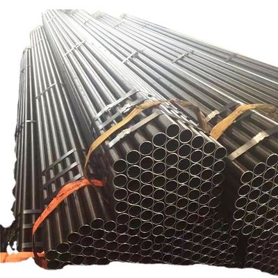 Técnica de ERW Tubo de acero al carbono Tubo sin costura de acero negro Tubos de agua/petróleo/gas Certificado sirm