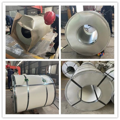 DX53D bobinas de acero laminadas en frío prepintadas galvanizadas con recubrimiento de color ppgi de 0,2 mm a 0,6 mm de espesor para aplicaciones versátiles
