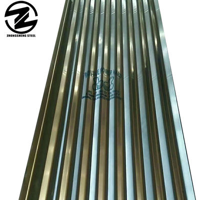 Servicio de recubrimiento y procesamiento de cubiertas metálicas galvanizadas corrugadas con espesor de 0,12-1,2 mm de aluminio y zinc