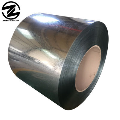Dx51D Z275 Hoja de metal galvanizado de zinc bobinas galvanizadas en caliente de acero Gi bobinas con revestimiento de bobina ID Z30-Z40 de 508 mm/610 mm