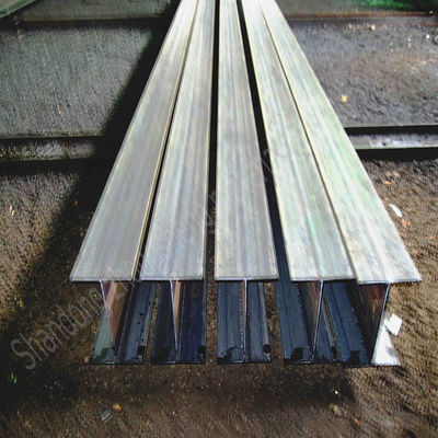 Procesado de perforación Q235 Dimensiones H-Beam de carbono suave para estructura de acero de taller ASTM W6x9 facturado por peso teórico
