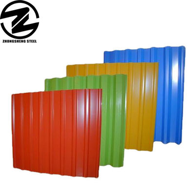 Techo de chapa verde de metal PPGI chapa de acero galvanizado de metal chapa de techo de ladrillo chapa de techo de acero rojo con tolerancia de ± 1%