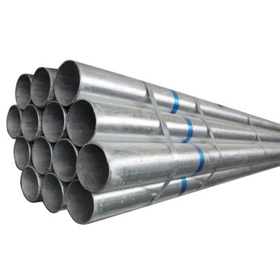 Tubos redondos galvanizados para materiales de construcción de invernaderos de 25 mm de diámetro y 0,6 mm de espesor