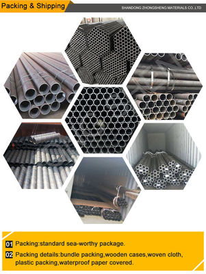 Servicio de corte Prime ASTM A106 Tubo de flexión de 22 mm de acero al carbono Tubo de acero al carbono 24 pulgadas con certificado TISI