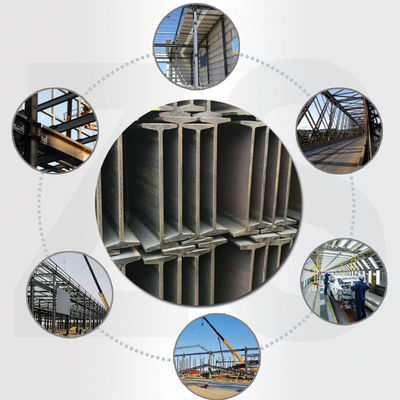 Construcción industrial estructura de acero H viga 250x150x6x8mm para aplicaciones de minas y explosión
