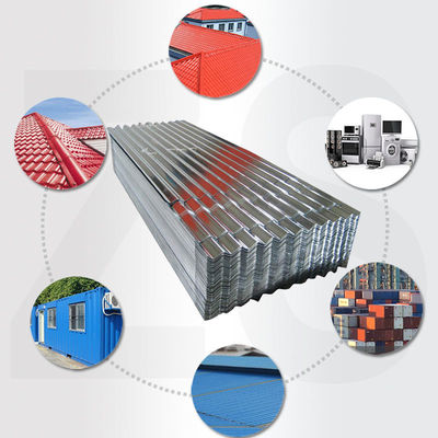 600-1500 mm de ancho Galvanizado Galvalume Metal corrugado techado Hojas de hierro y Calaminas Galvanizadas Corrugadas Tejas