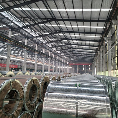 Material de construcción bobina de acero galvanizado Z270 con la técnica basada en laminado en frío y 0,12-4 mm de espesor