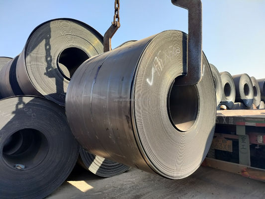 Tamaño personalizado No aleación Q235B 3 * 1500mm HRC bobina de acero laminado en caliente con ventas mensuales de más de 10 000 toneladas de RIZHAO Mill