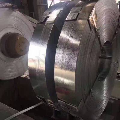 Q235B Grado estructural de acero laminado en frío galvanizado 0,2MM 0,4MM espesor Z12 de acero laminado en tira para estructuras