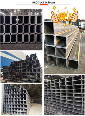 Tubo de gas de tubo cuadrado de 20x20 40x40 con un rendimiento de procesamiento excelente y perfecto utilizando la técnica ERW