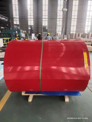 Plancha de hierro PPGI de doble color Z40 15/20 bobina de acero galvanizado prepintada con servicio de desenrollamiento y ancho de 600-1500 mm