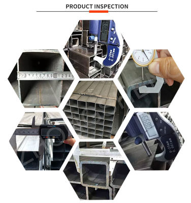 API Pipe Prime ASTM 50 x 50 Tubos cuadrados para carports Tubos galvanizados cuadrados y 1-6m de longitud