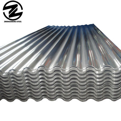 IBR 686 Hoja de techo de zinc ± 1% Tolerancia 0.47MM Hoja de techo de acero corrugado galvanizado con norma DIN
