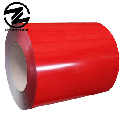 Envase de acero galvanizado laminado en frío pre-pintado PPGI con recubrimiento de 20/10 um en 1200 mm Tamaño Ventas mensuales Volumen 10 000 toneladas