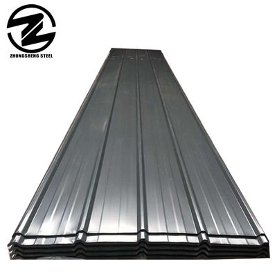 CRC Materia prima baja de importación y RAL 9047 Altura estándar de acero Trapezoide de metal colorido de la hoja de techo para la inspección