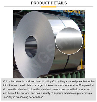 Cable de acero laminado en frío galvanizado con espesor de 0,5 mm y grado SAE 1008