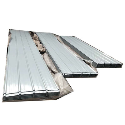 600-1100 mm de ancho Color naranja Hoja de techo corrugada prepintada PPGI Techos metálicos de zinc decorativos Hoja de acero de color recubierta