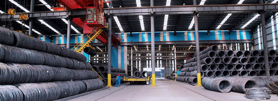 Revestimiento sin aleación de zinc 6.5mm Q195 Rod de alambre de acero de bajo carbono para máquinas de fabricación de uñas