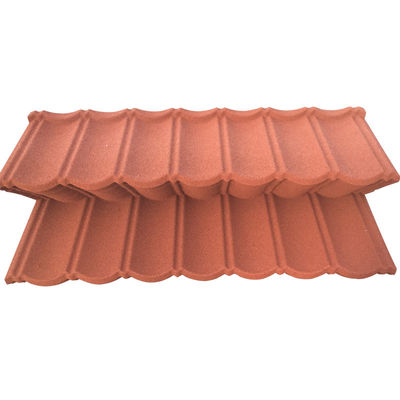 Material de PVC y 2,7 kg/pcs de peso azules de piedra anti-desvanecimiento revestido de techo de metal con alta durabilidad