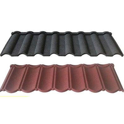 Material de PVC y 2,7 kg/pcs de peso azules de piedra anti-desvanecimiento revestido de techo de metal con alta durabilidad