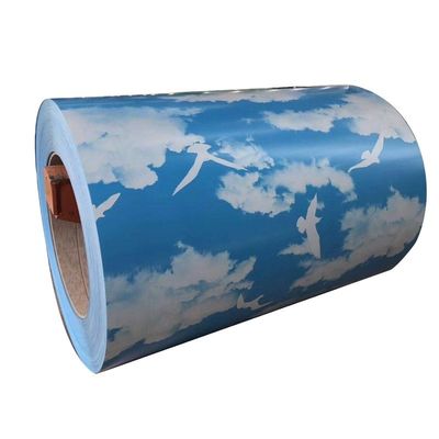 Bobina PPGL colorida para tejas de techo de chapa de acero recubierta de PVC pre-pintada en Vietnam a la longitud solicitada