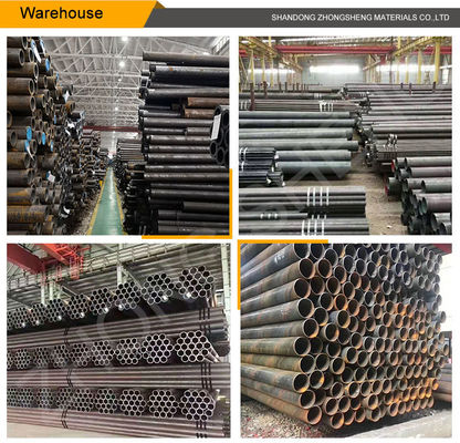 Q235 Q345 ASTM A106 14 pulgadas 15MM 25MM de espesor tubo de acero al carbono con galvanizado Sí piel pase y grado