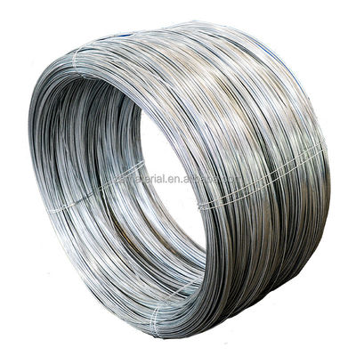 SAE1008 SAE1006 2.2mm 2.5mm 3.2mm alambre de acero galvanizado con tolerancia ± 1% y recubrimiento de zinc