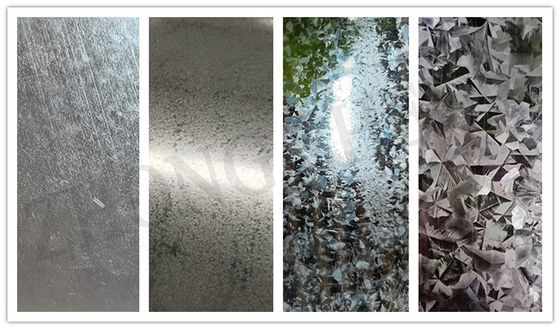 Hoja de acero galvanizado de 0,3 mm 0,5 mm 0,6 mm de espesor dx51d z para ancho 600-1500 mm