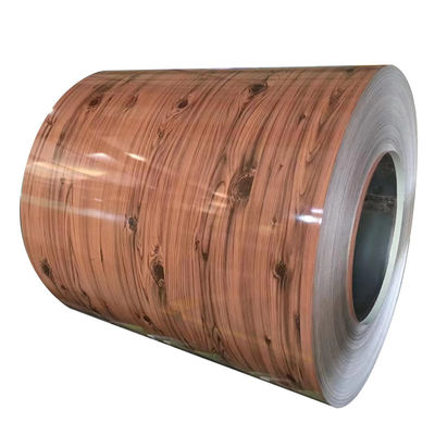 Tolerancia ± 1% Revestimiento de zinc 20-275 g/m2 Ral Color 0,4 mm 0,5 mm PPGI bobinas de color revestido de acero bobinas de metal hojas de techo