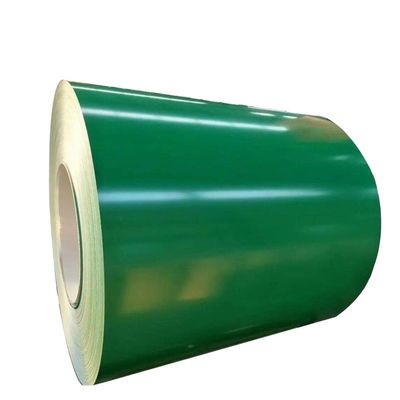 Tolerancia ± 1% Revestimiento de zinc 20-275 g/m2 Ral Color 0,4 mm 0,5 mm PPGI bobinas de color revestido de acero bobinas de metal hojas de techo