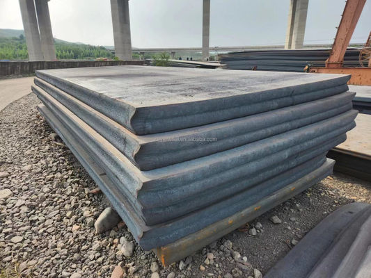 Material de construcción SS400 ASTM A36 11mm 12mm 15mm Placa de acero al carbono laminada en caliente con grosor 3-200mm