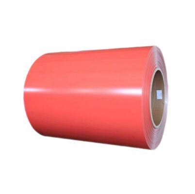 PPGI bobina/hoja/placa de acero recubierta de color en RAL 3019 RAL 3020 con servicio de procesamiento por perforación y espesor de 0,12-3 mm