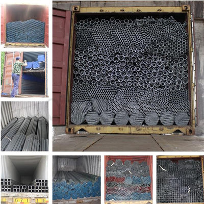1.2mm 1,5mm espesor de acero sin costuras de carbono galvanizado laminado en caliente con forma de sección estándar y redonda ASTM