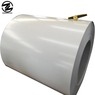 Capa de bobina de acero galvanizado revestido de color de calibre SPGC 24 para tiras de color Ancho de bobina 600-1250 mm