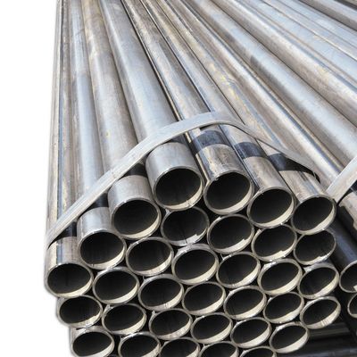 ASTM A106 Tubo de acero sin costura de 4 mm 3 mm de espesor 6 metros para facturar por peso real Tubo redondo de acero galvanizado