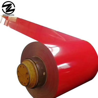 Hdg Gi Secc Dx51 Ppgi bobinas de acero galvanizado bobina de acero Ral8017 color revestido acero Ppgi color revestido chapa de acero galvanizado en bobina