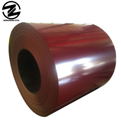 Longitud en la bobina 65mn laminado en caliente laminado en frío / galvanizado bobinas de acero PPGI para la hoja de techo en RALColor