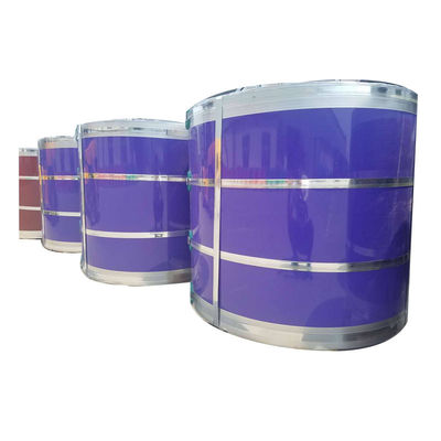 JIS/BS/EN/ASTM Standard bobinas prepintadas galvanizadas PPGI para la fabricación de láminas corrugadas y bobinas de acero recubiertas de color PPGI