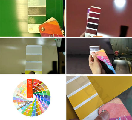 espesor personalizable RALColor PPGI RAL 3019 PPGI/PPGL bobina de acero color revestido bobina de acero 3D PPGI hoja RAL pintura de color