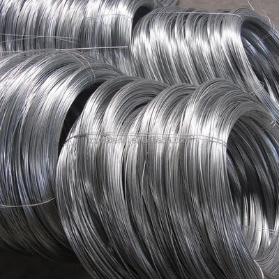 Q195/Q235/SAE1006/SAE1008 Medida de grado 22 600-700MPa 3.6mm 4.6mm Gi alambre de acero con sumergimiento en caliente / alambre de hierro electro galvanizado