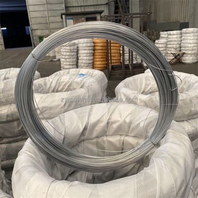Acero de alta resistencia galvanizado de resorte galvanizado de hierro metal alambre de acero para el corte libre de acero 0,7 mm 1,2 mm