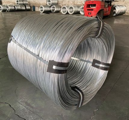 Las líneas de cable de acero de bajo carbono galvanizadas en caliente de la norma ASTM de grado de suministro Q195/Q235/SAE1006/SAE1008