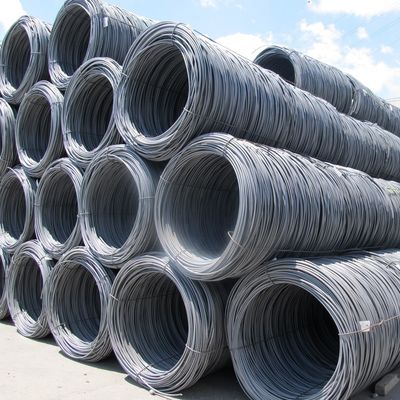 Cuerdas de alambre de acero electro galvanizado 6X12 7Fc de plata de grado brillante Q195/Q235/SAE1006/SAE1008 para necesidades de hardware