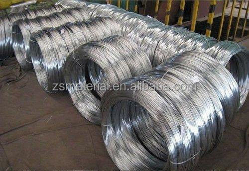 Q235 alambre de hierro galvanizado de 3,5 mm de diámetro exterior con brillo plateado y 30% de TT