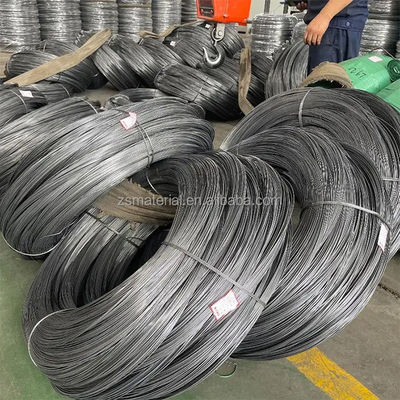 Acero de grado de acero al carbono alambre listo de stock negro 1 mm 0,8 mm 1,2 mm Q195 Q235 Q345 para la fabricación de uñas y cepillo de alambre de acero