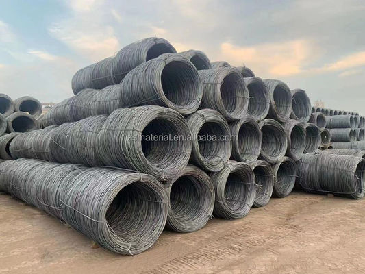 Estándar ASTM Q195 MS barra de alambre de acero bajo en carbono para la fabricación de uñas 5.5mm 6.5mm 8mm alambre Q195/Q235/SAE1006-1008 MS personalizado