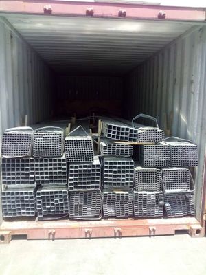 Servicio de procesamiento tubular Soldadura 20X20 tubo cuadrado galvanizado tubo rectangular de acero ERW GI tubo de hierro soldado tubular