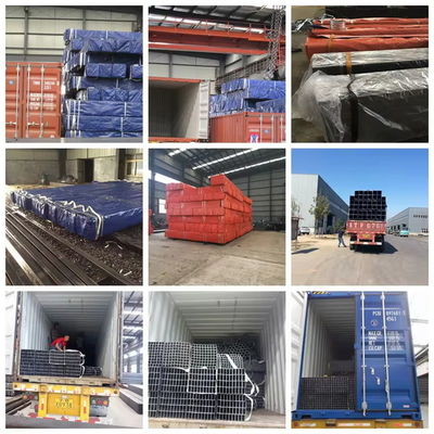 Servicio de procesamiento tubular Soldadura 20X20 tubo cuadrado galvanizado tubo rectangular de acero ERW GI tubo de hierro soldado tubular